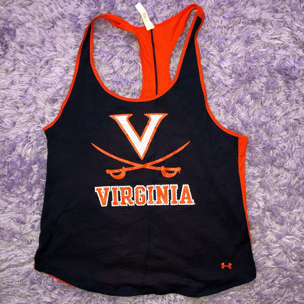 University of Virginia mesh racerback workout tank